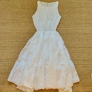 White Layered Ann Mashburn Dress